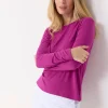 Berry Bamboo Long Sleeve Top