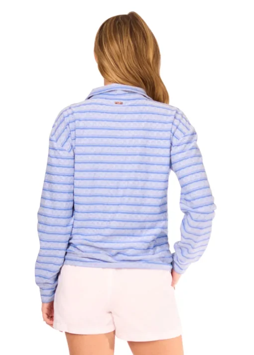 Blue Half Zip Pullover