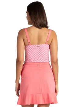 Boca Raton Embroidered Tankini Top
