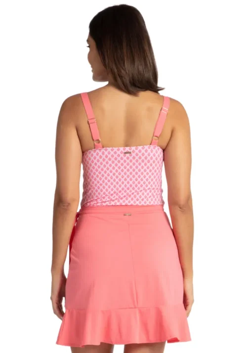 Boca Raton Embroidered Tankini Top