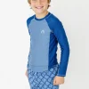 Boys Blue Long Sleeve Rashguard