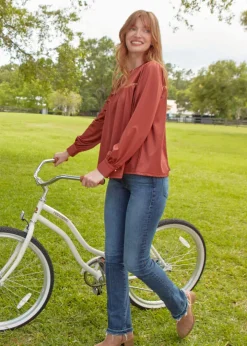 Copper Long Sleeve Top
