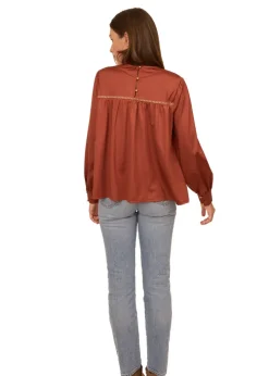 Copper Long Sleeve Top