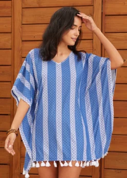 Fisher Island Embroidered Cover Up