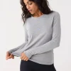 Grey Bamboo Long Sleeve Top