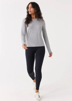 Grey Bamboo Long Sleeve Top