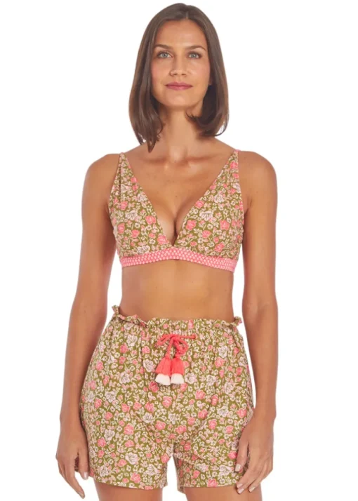 Jetties Beach Paperbag Waist Tassel Short