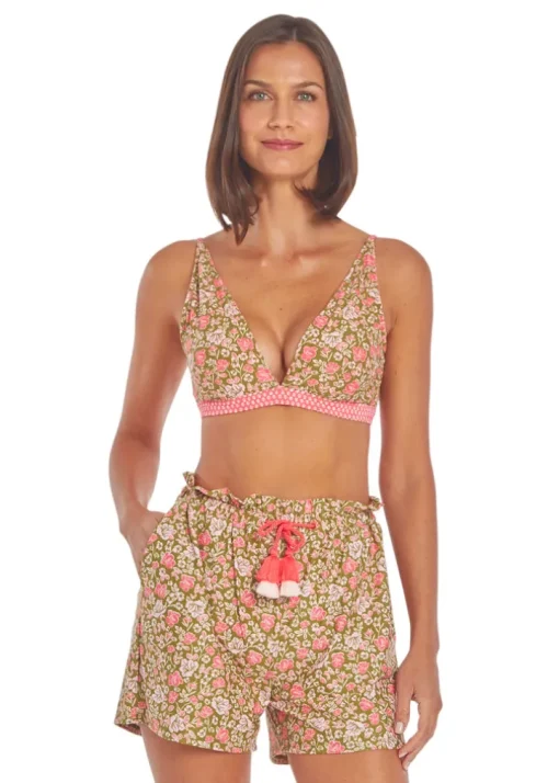 Jetties Beach Paperbag Waist Tassel Short