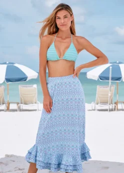 Naples Ruffle Maxi Skirt