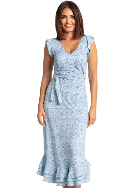 Naples Ruffle Maxi Skirt