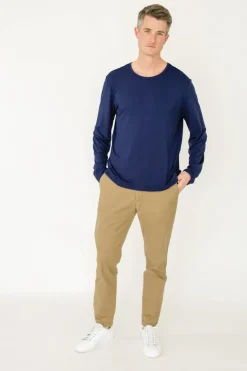 Navy Bamboo Long Sleeve Sun Shirt