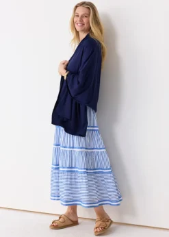 Navy Bamboo Sun Wrap
