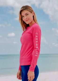 Pink Cabana Life Rashguard